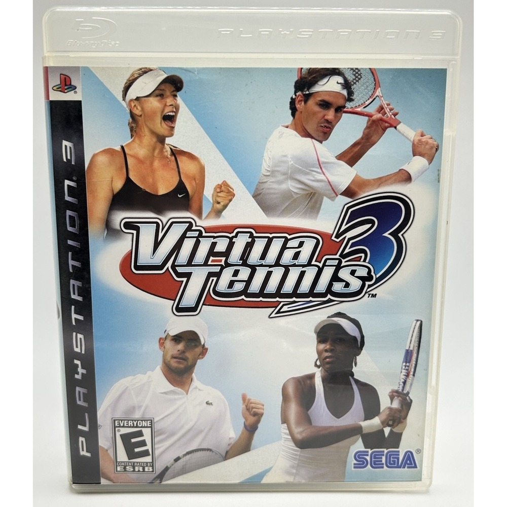 PS3 Virtua Tennis 3 Playstation 3 2006 Complete With Manual EUC